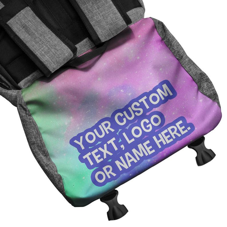 Custom Name Text Logo Galaxy Penryn Backpack