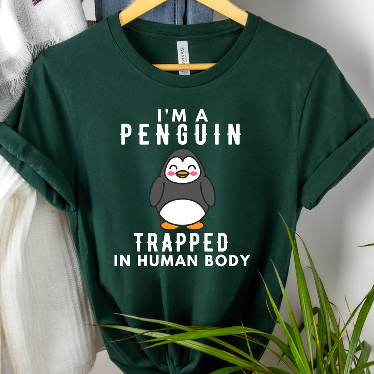 I'm A Penguins Trapped In Human Body Shirt