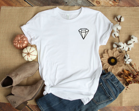 Diamond Feminist Girl Power Shirt - Teegarb
