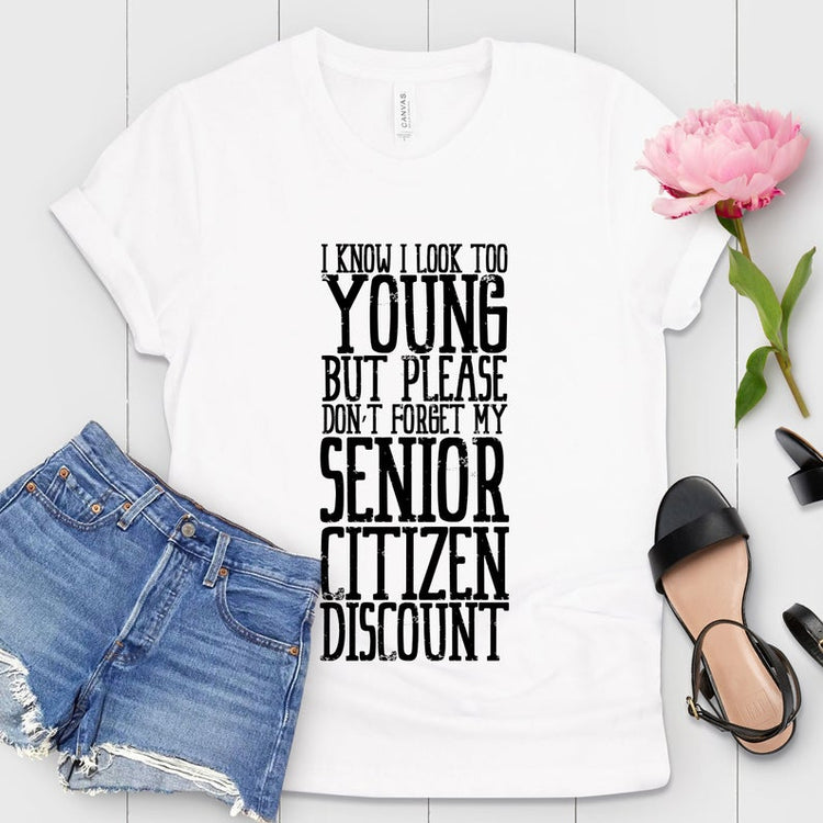 Senior Citizen Discount Grandparents Shirt