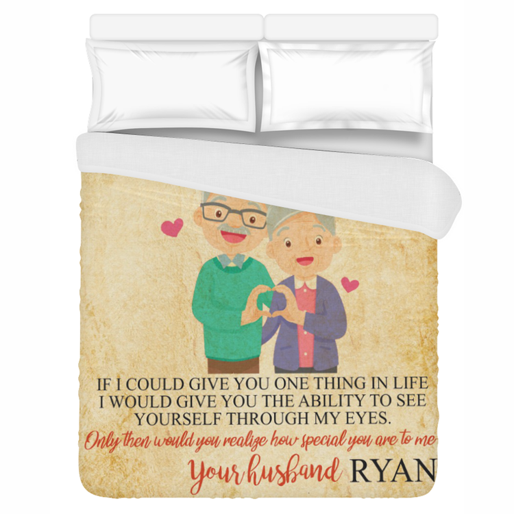 Personalized Gift For Wife - Never Forget That I Love You Blanket - Teegarb