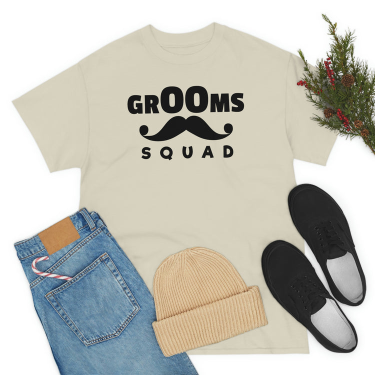 Funny Groom Squad Wedding Bachelors Mustache Wedding Hilarious Grooms Bridal Sayings Engagement Fiance