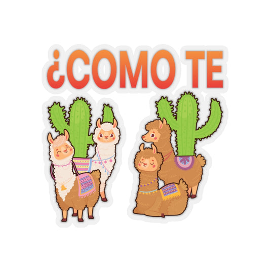 Sticker Decal Humorous Spanish Professor Llama Illustration Funny Mexican Stickers For Laptop Car