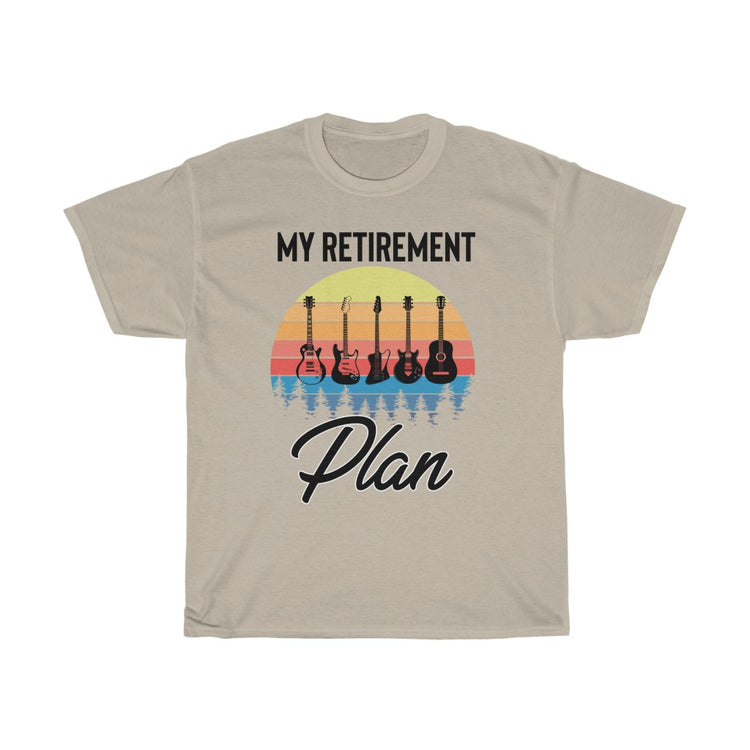Humorous My Retirement Plan Rock-And-Roll Music Enthusiast Novelty Retired