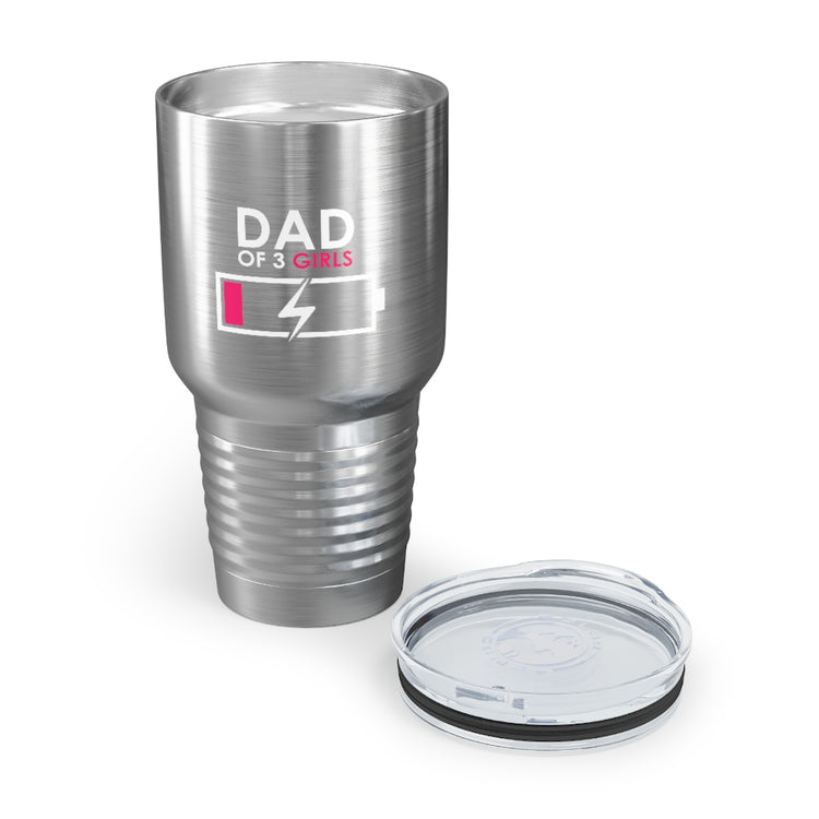 30oz Tumbler Stainless Steel  Colors Humorous Funny Dad Tired Sarcastic Mockery Saying Daughters  Novelty Dad Parent