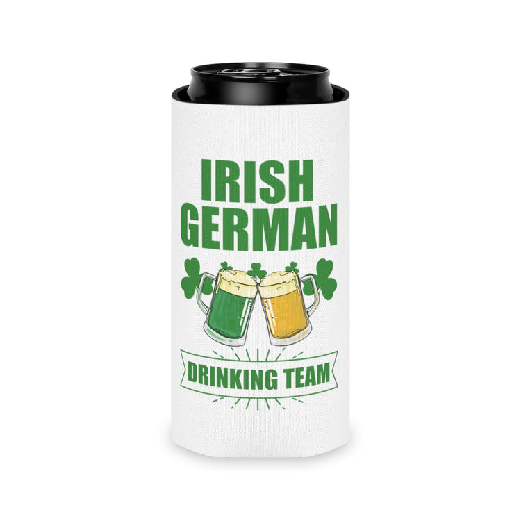 Beer Can Cooler Sleeve Humorous Irish German Drinking St Patrick Day Enthusiast Novelty Germany