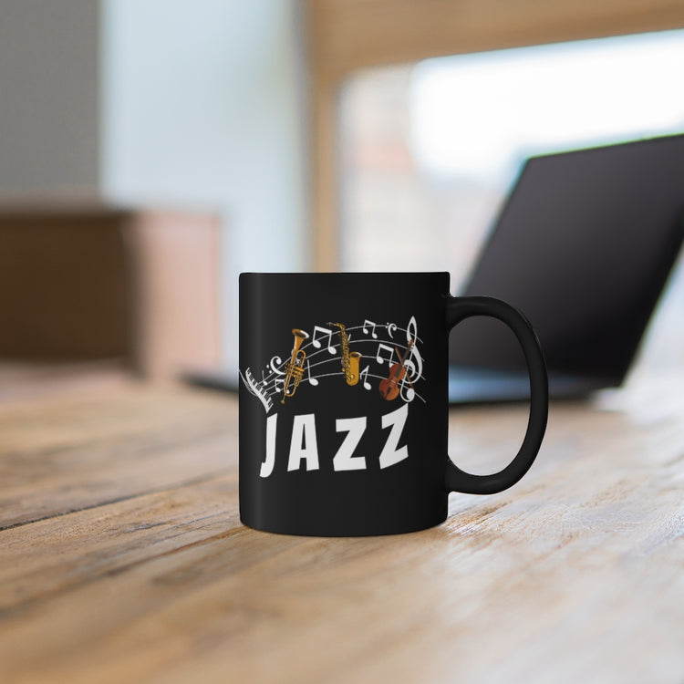 11oz Black Coffee Mug Ceramic   Novelty Concertmaster Symphony Pianist Piano Music Lover Hilarious Orchestral Instruments Instrumentalist