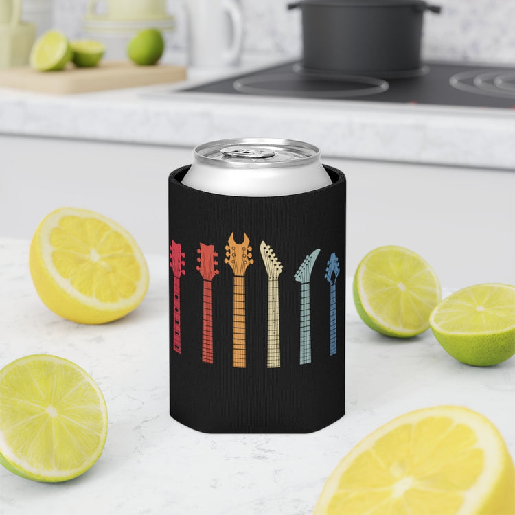 Beer Can Cooler Sleeve Hilarious Nostalgic Musicians Bassist Guitars Enthusiast Humorous Old-Fashioned Accordionist Performing Fan