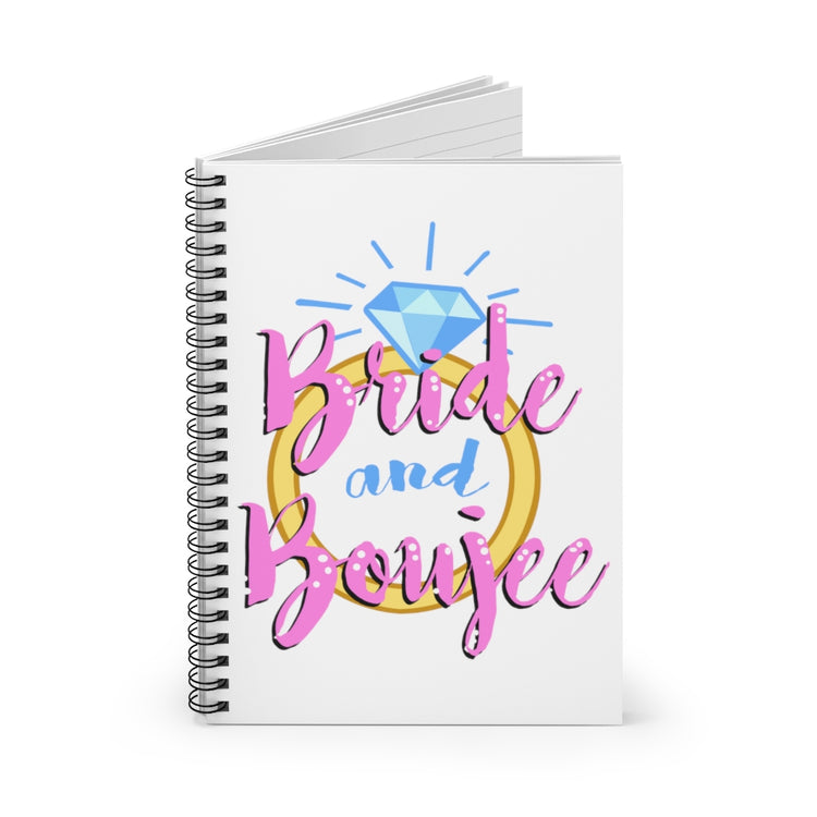 Spiral Notebook  Humorous Drinking Bride Sarcastic Engagement Bridal Funny Hilarious Vodka