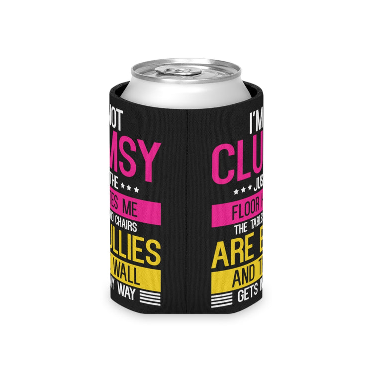 Beer Can Cooler Sleeve Hilariors Awkward Clumsy Sarcasm Laughter Sarcastic Ridicule Hilarious Sloppy Humors Chuckle Sloppy Unwieldy Derision