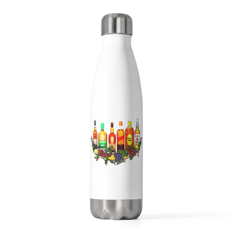 20oz Insulated Bottle Floral Whiskey Cowgirl