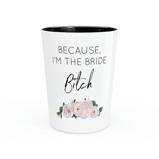 Shot Glass Party Ceramic Tequila Humorous Bridal Requests Sarcastic Statements Mockeries Humors Wedding Necessities