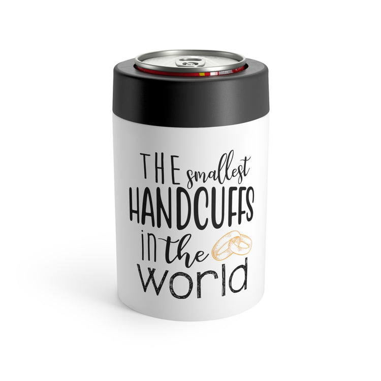 The smallest handcuffs in the world Wedding Gift Engagement Party Bachelor Bachelorette Can Holder