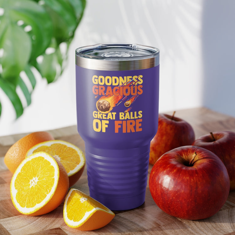 30oz Tumbler Stainless Steel Colors Hilarious Meteors Illustration Stargazers Statements Puns Humorous Stargazing