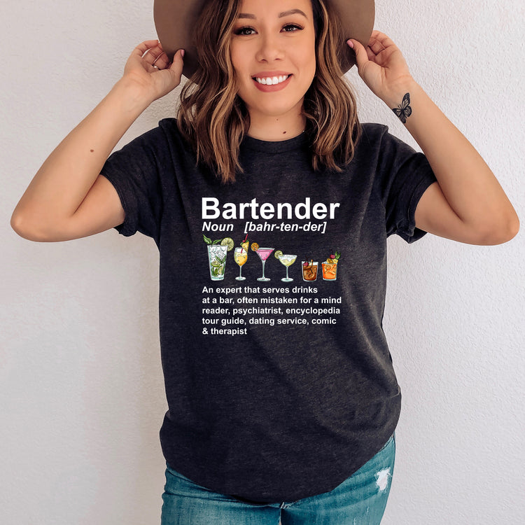 Humorous Tequila Shot Bartender Beverage Drinking Party Hilarious Alcohol