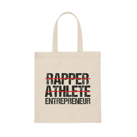 Humorous Millionaire Businessman Athlete Founder Aspirations Novelty Businessmen Businesswomen Inspirational  Canvas Tote Bag