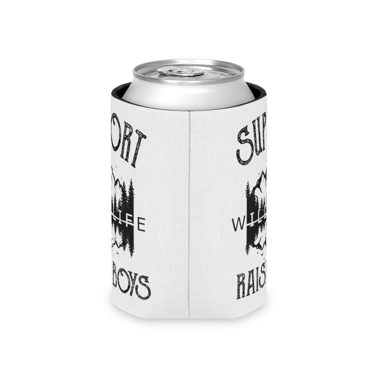 Beer Can Cooler Sleeve  Motivational Supporting Mommas Vintage Statements Mockery  Inspirational