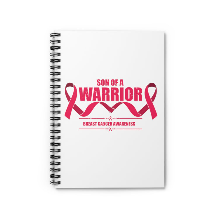 Spiral Notebook   Humorous Breast Cancer Awareness Supportive Encouraging Novelty Carcinoma