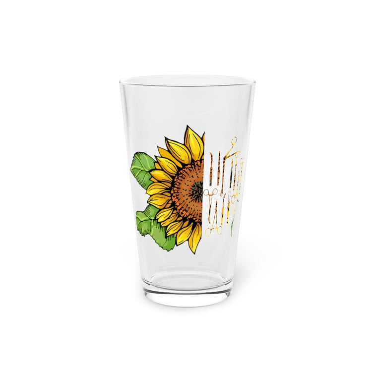 Beer Glass Pint 16oz  Humorous Surgeons Operation Orthopedic Doctors Sunflower Hilarious