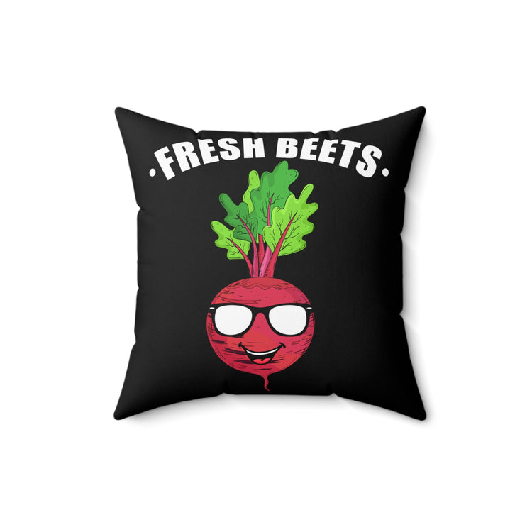 Hilarious Vegetables Plants Tillage Horticulture Enthusiast Hilarious Farmer Yard Horticultural Horticulturing Spun Polyester Square Pillow