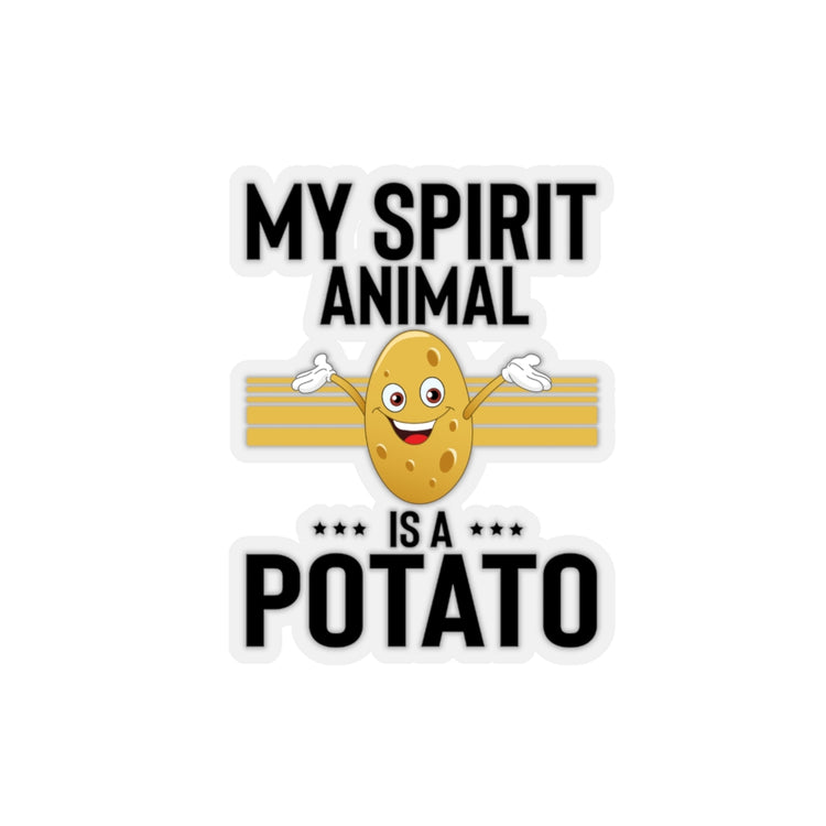 Sticker Decal Humorous Yam Spud Tater Root Vegetable Earthapple Enthusiast Hilarious Turnip Stickers For Laptop Car