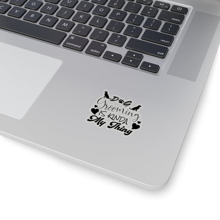Sticker Decal Humorous Dog Grooming Lover Furry Pets Animals Enthusiast Novelty Hounds Stickers For Laptop Car