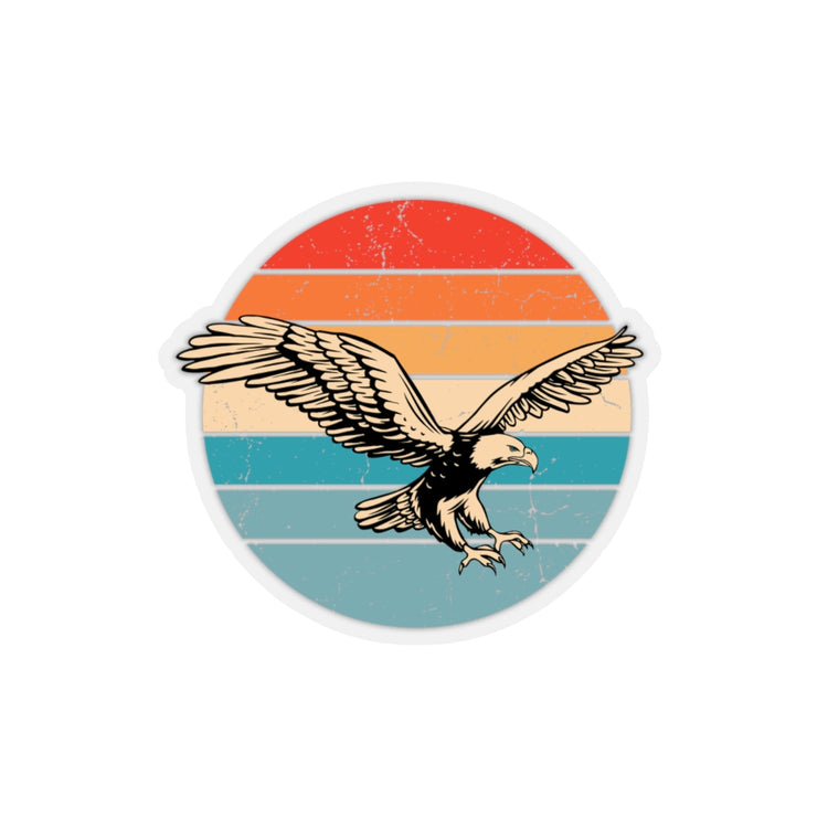 Sticker Decal Novelty Nostalgic Old-Fashioned Birding Flamingo Eagle Lover Humorous Stickers For Laptop Car
