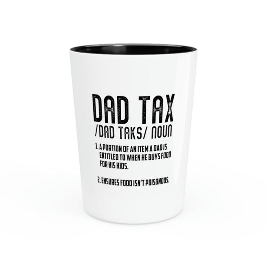 Shot Glass Party Ceramic Tequila Funny Definition Tax Dad Sayings Husband Men Accountant CPA Novelty Taxes Account