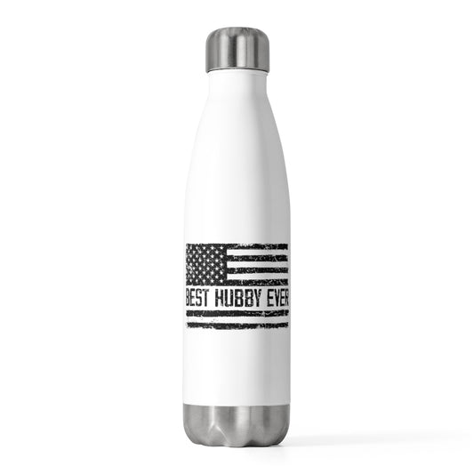 20oz Insulated Bottle Hilarious Supportive Husband Boyfriend Marriage Patriotic Humorous Couple