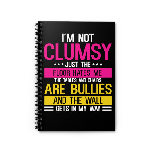 Spiral Notebook  Hilariors Awkward Clumsy Sarcasm Laughter Sarcastic Ridicule Hilarious Sloppy Humors Chuckle Sloppy Unwieldy Derision