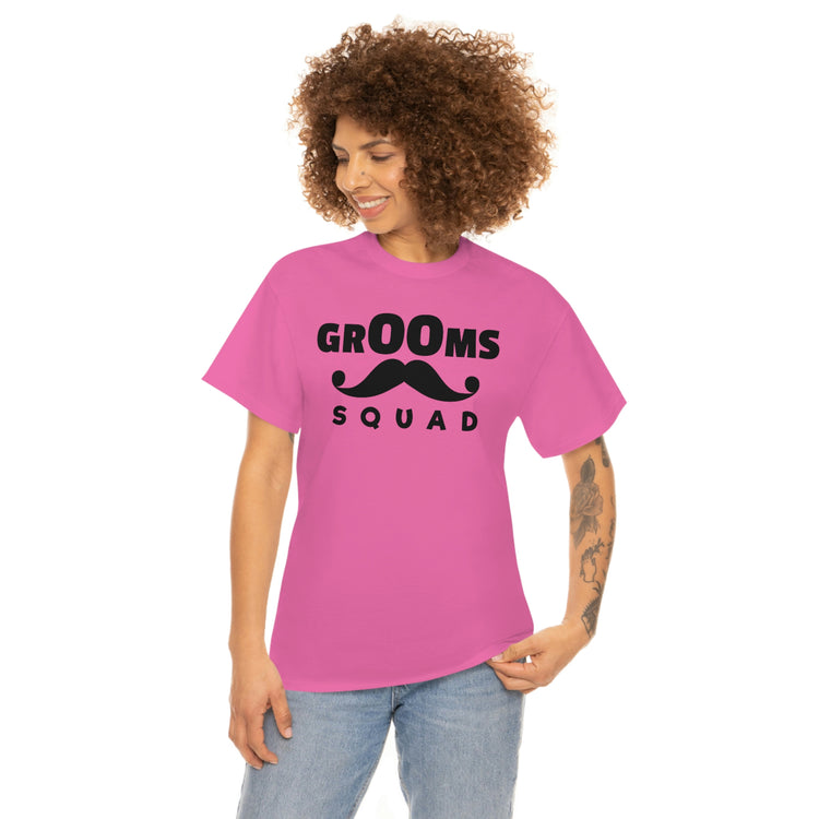 Funny Groom Squad Wedding Bachelors Mustache Wedding Hilarious Grooms Bridal Sayings Engagement Fiance