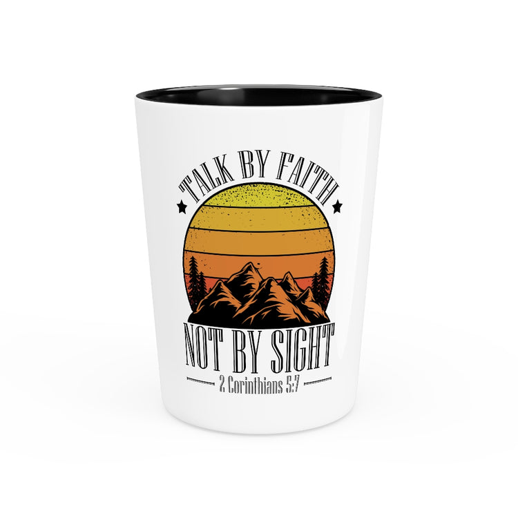 Shot Glass Party Ceramic Tequila  Inspirational Christians Sayings Catholic Corinthians Pastor Motivational