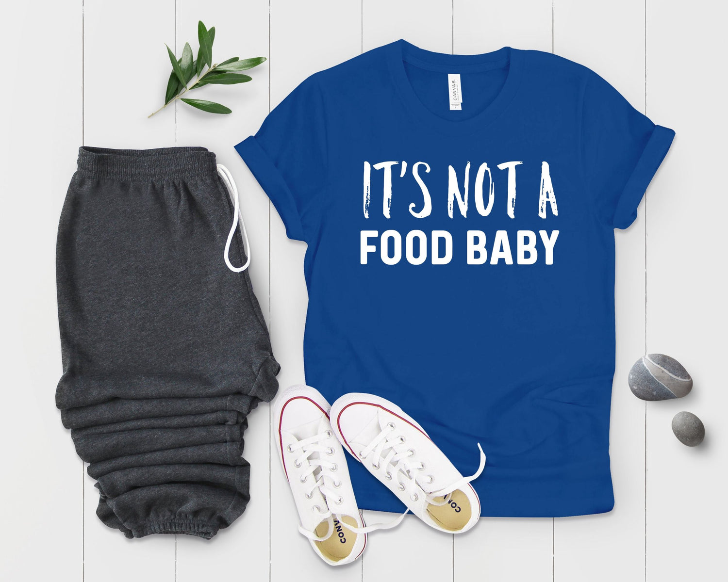 It's Not A Food Baby Pregnancy T Shirt Maternity Clothes - Teegarb