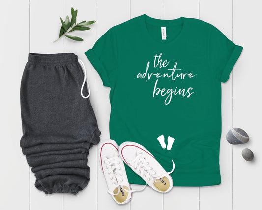 The Adventure Begins Maternity Clothes For Future Mom - Teegarb