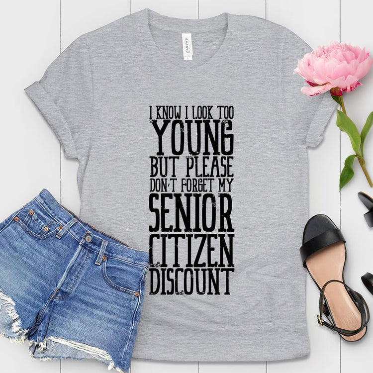 Senior Citizen Discount Grandparents Shirt