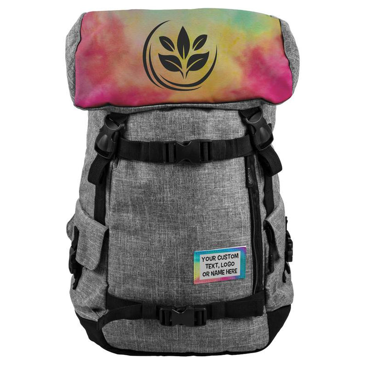 Custom Name Text Logo Tie Dye Penryn Backpack