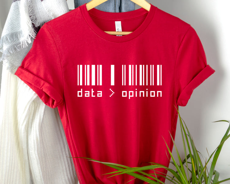 Data or Opinion Programmer Tee Shirt