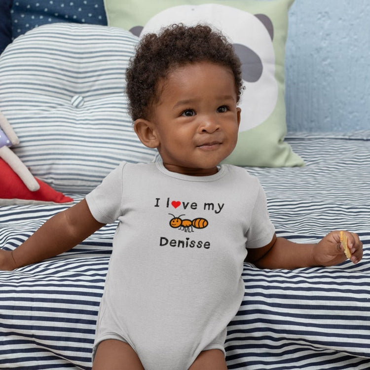 Personalized I Love My Aunt Name Bodysuit