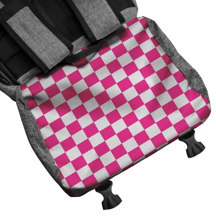Custom Name Gingham Checkered Penryn Backpack