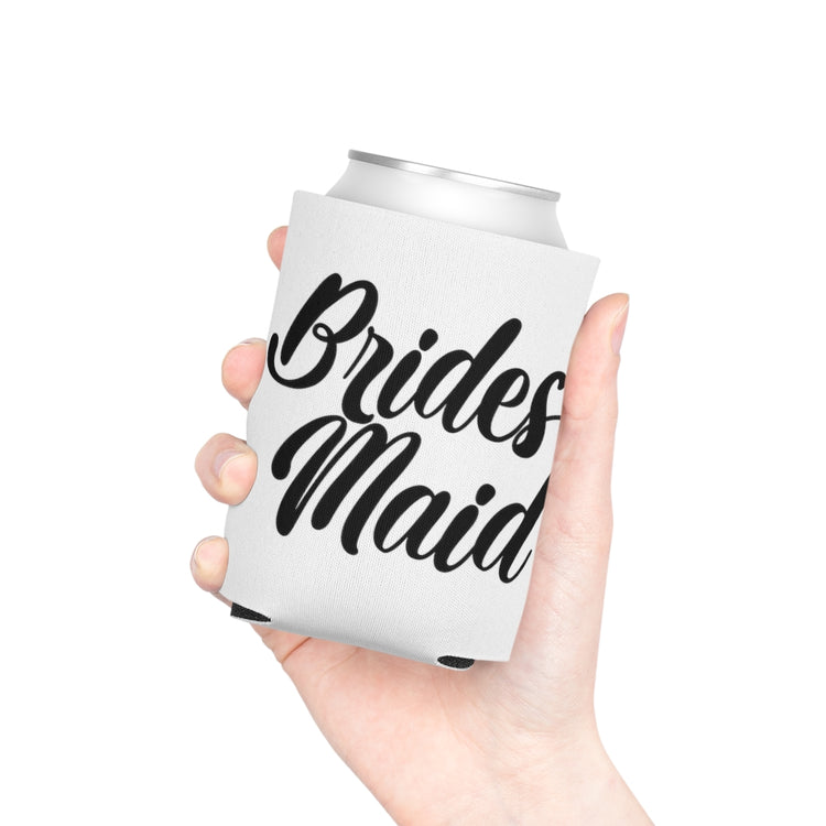 Beer Can Cooler Sleeve  Hilarious Wedding Bridesmaid Sarcastic Illustration Saying Funny Engagement