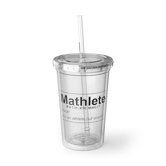 16oz Plastic Cup Humorous Athletic Mathematicians Appreciation Gags Sayings Funny Geeky Learners Sportsmen Mockeries Quotes