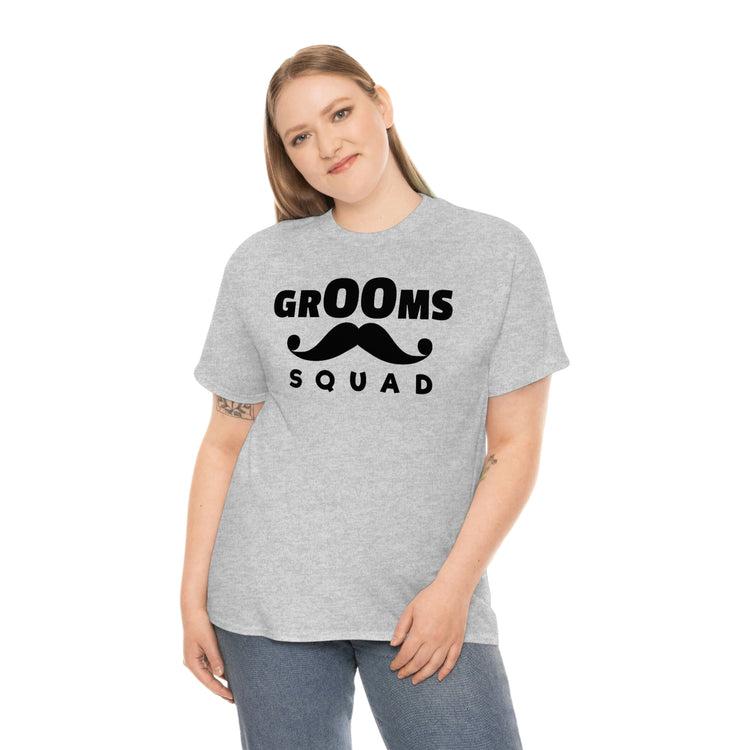 Funny Groom Squad Wedding Bachelors Mustache Wedding Hilarious Grooms Bridal Sayings Engagement Fiance