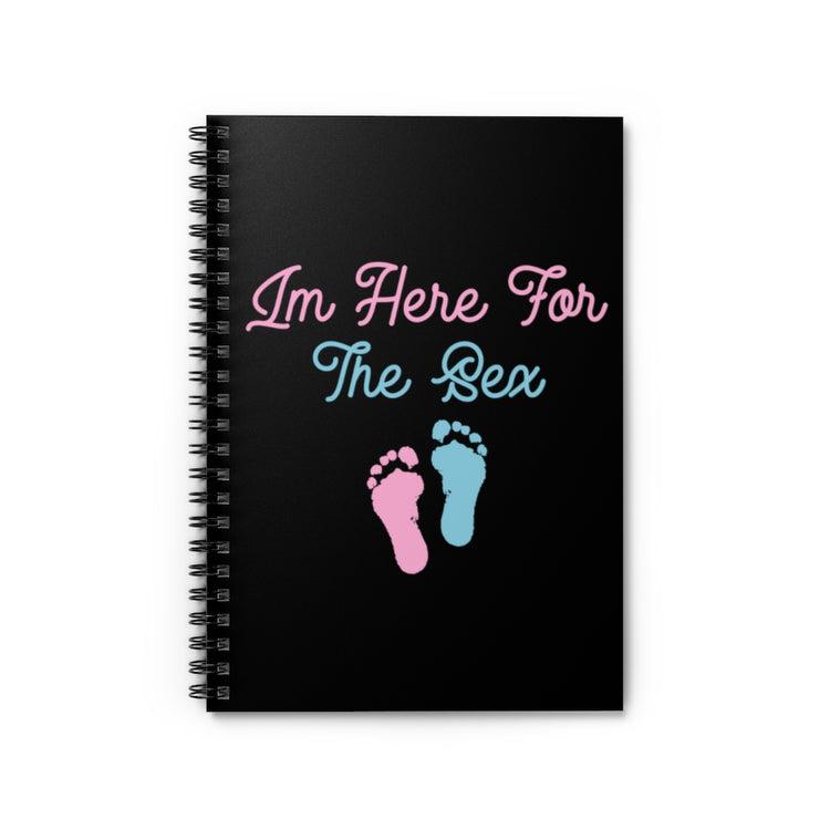 Spiral Notebook Humorous Dad Party Revealing Mom Baby Funny Saying Grandma Hilarious Mothering