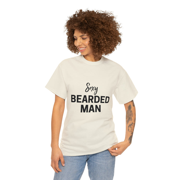 Shirt Funny Taken By The Sexy Bearded Mr And Mrs Wedding Couple Matching Marriage Humor T-Shirt Unisex Heavy Cotton Tee