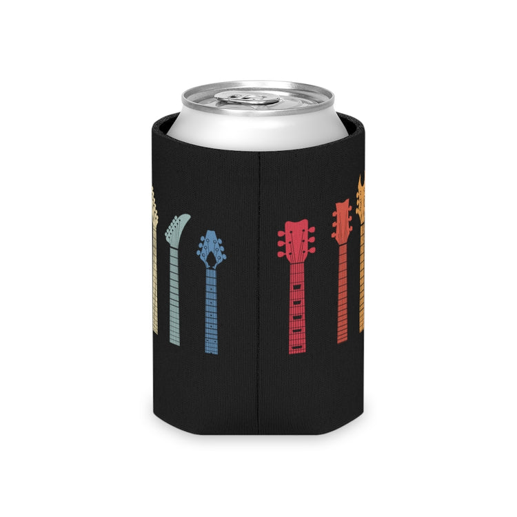 Beer Can Cooler Sleeve Hilarious Nostalgic Musicians Bassist Guitars Enthusiast Humorous Old-Fashioned Accordionist Performing Fan