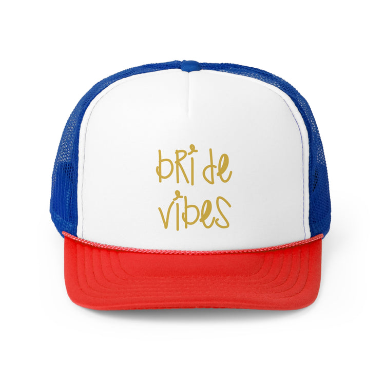 Bride Vibes Bachelorette Party Bridal Shower Gift Trucker Caps