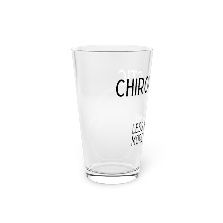 Beer Glass Pint 16oz  Humorous Bone Therapist Orthopedist Orthopedic Clinician Hilarious Chiro