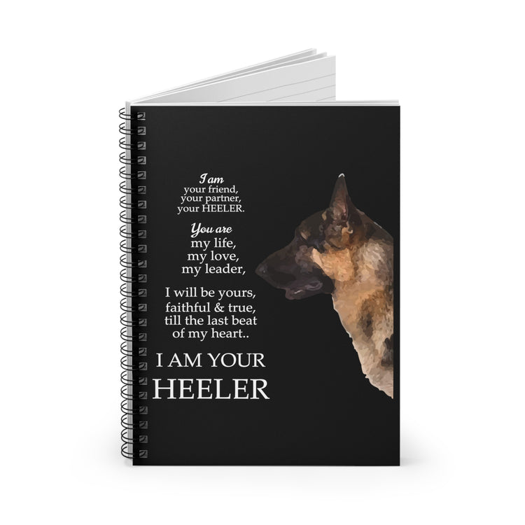 Novelty I'm Your Friend & Heeler Dog Lover Tee Shirt Gift | Cute Australian Cattle Devotee Men Women T Shirt Spiral Notebook - Ruled Line