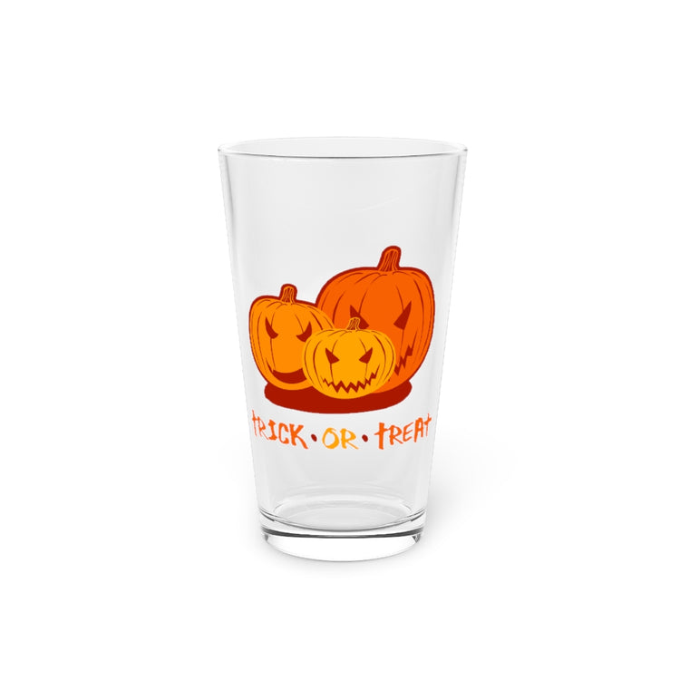 Beer Glass Pint 16oz Trick Or Treat  | Pumpkin  | Pumpkin | Jack O Lantern