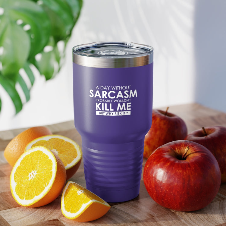 30oz Tumbler Stainless Steel Colors  Hilarious Sarcastically Living Introvert Statements Line Gag Humorous